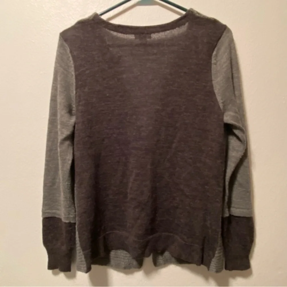 Chico’s Sweater Women’s‎ Size 1 Medium Black One Hook Closure Whimsigoth